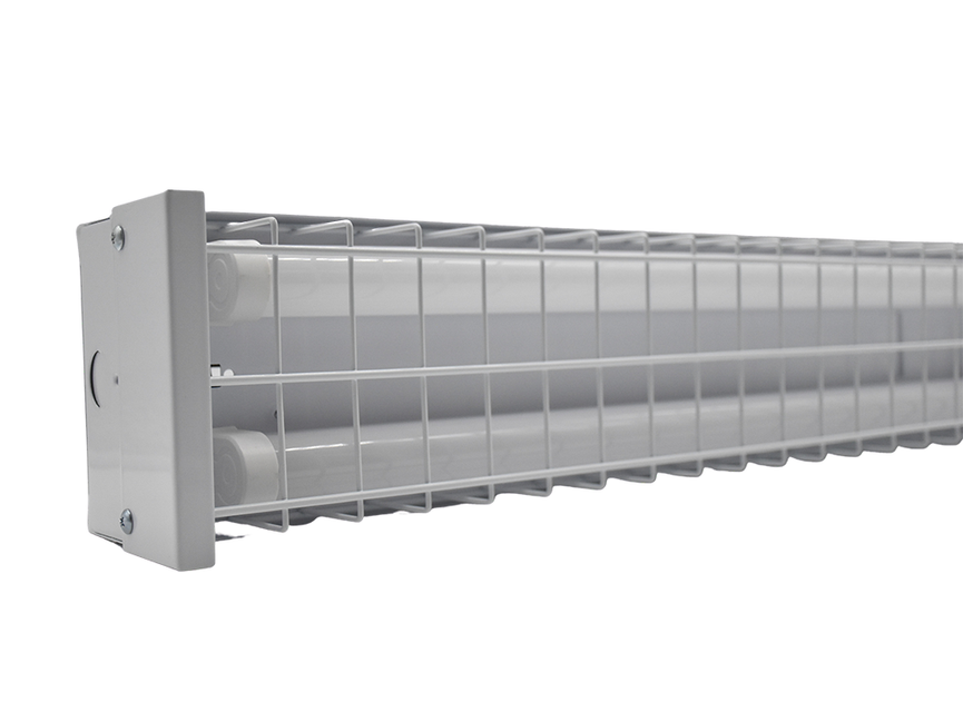 LED 1200mm Emergency Wire Guard Batten 440EMBWG