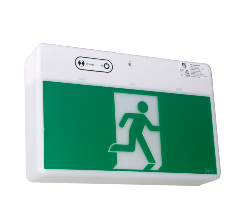 All In One Surface Mount LED Exit